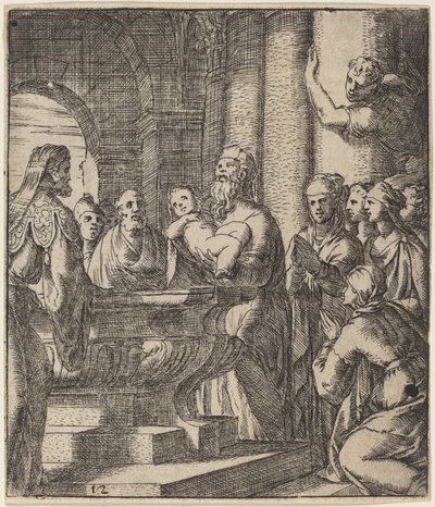 Krisztus keresztsége alkotó: Giovanni Battista Fontana