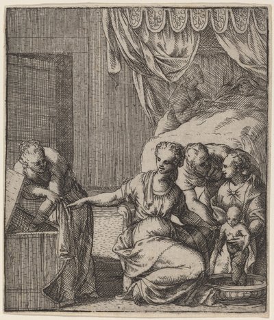 A Szűz születése alkotó: Giovanni Battista Fontana
