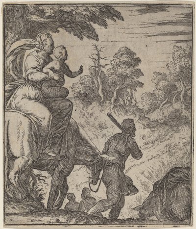 Repülés Egyiptomba alkotó: Giovanni Battista Fontana