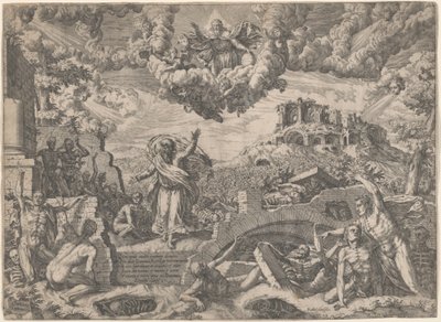 Ezékiel látomása alkotó: Giovanni Battista Fontana