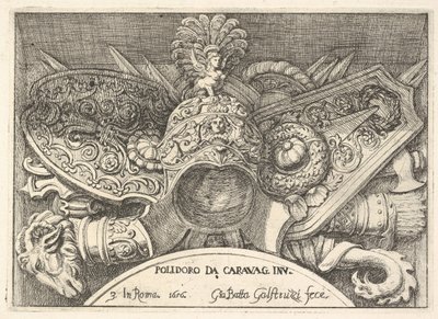 3. tábla: római karok trófeái az ablakok feletti díszítésekből, 1656 ... második emeletén. alkotó: Giovanni Battista Galestruzzi