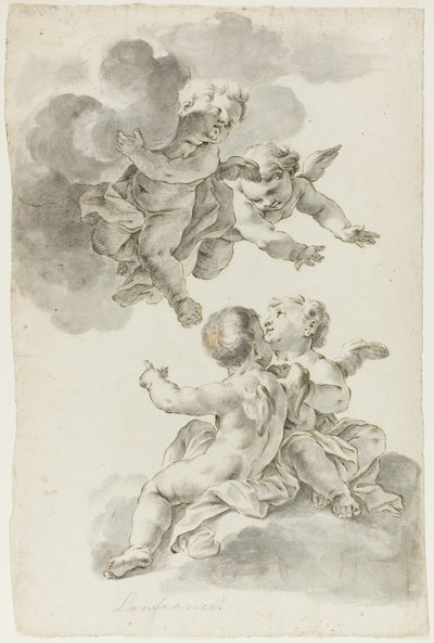 Sütő Putti alkotó: Giovanni Battista Gaulli