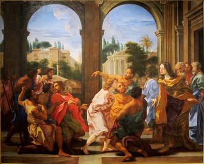 Józsefet felismerték a testvérei alkotó: Giovanni Battista Gaulli