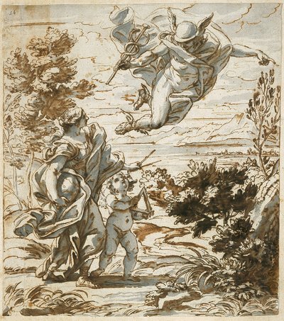 Merkúr Vezető földrajz alkotó: Giovanni Battista Gaulli
