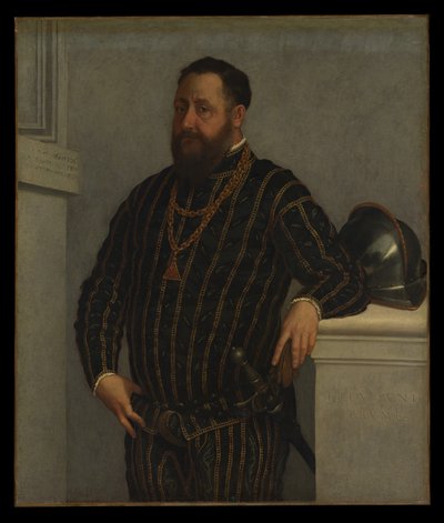 Férfi portréja alkotó: Giovanni Battista Moroni