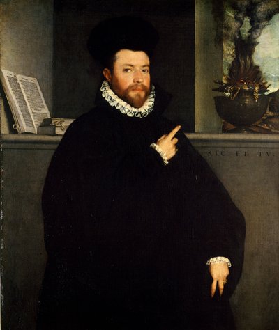 Egészséges férfi portréja, Giovanni Battista Moroni (1525-1578 körül) alkotó: Giovanni Battista Moroni