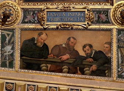Vasari munkatársainak arcképei alkotó: Giovanni Battista Naldini