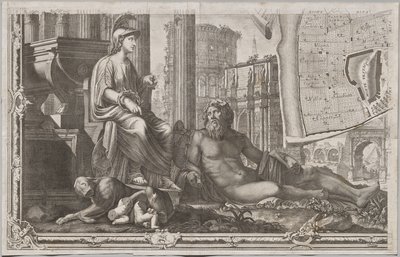 Róma új térképe, amelyet Giambattista Nolli hozott napvilágra MDCCXLVII. évben, La Pianta Grande di Roma néven alkotó: Giovanni Battista Nolli