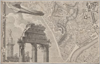 Giambattista Nolli új római tervet hozott napvilágra MDCCXLVII. évben, La Pianta Grande di Roma néven. alkotó: Giovanni Battista Nolli