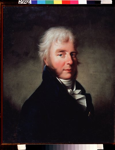 Szergej F. Golicin herceg portréja (1749-1810) (Sergej F. Golincin herceg portréja). Giovanni Battista Damon Ortolani festménye (1750-1810 után), olaj, vászon 1810 előtt. Olasz művészet, klasszicizmus 19. század. Állami V. Tropinin Múzeum, Moszkva alkotó: Giovanni Battista Ortolani Damon