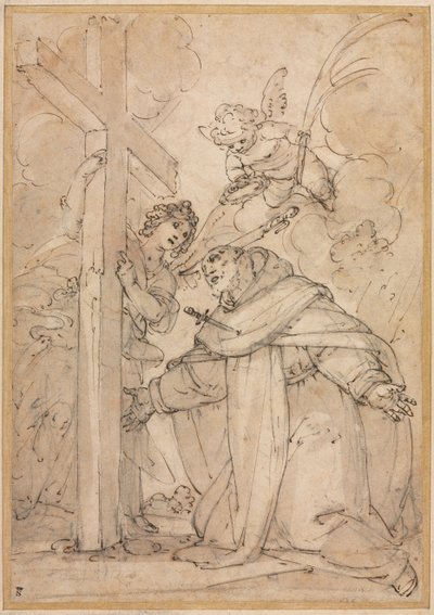 Szent Péter vértanú, 16. század. alkotó: Giovanni Battista Paggi