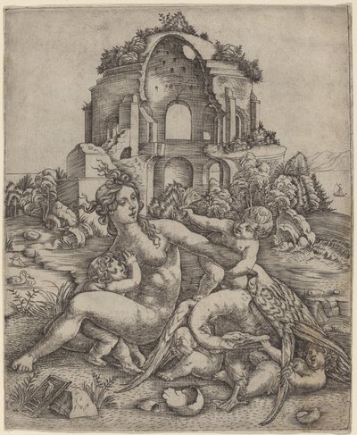 Léda és a hattyú alkotó: Giovanni Battista Palumba