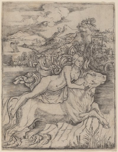 Európa megerőszakolása alkotó: Giovanni Battista Palumba