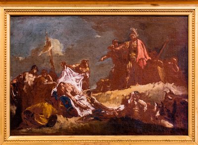 Sándor és Dareiosz holtteste alkotó: Giovanni Battista Piazzetta