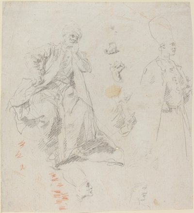 Aladin kalifa és tanácsadói alkotó: Giovanni Battista Piazzetta