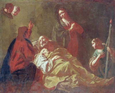 Szent József halála, 1740 körül alkotó: Giovanni Battista Piazzetta