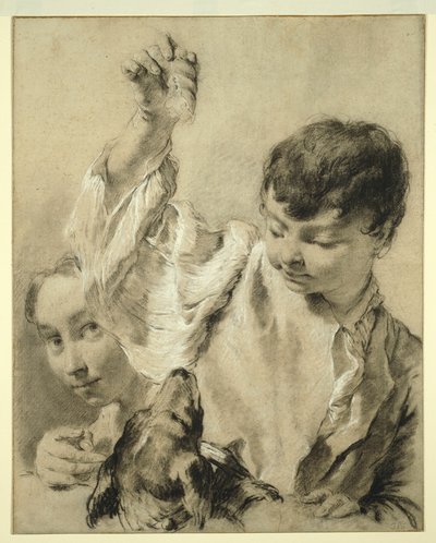 Giacomo etet egy kutyát alkotó: Giovanni Battista Piazzetta
