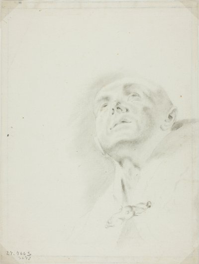 Egy pap feje alkotó: Giovanni Battista Piazzetta