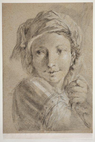 Egy fiatal katona feje alkotó: Giovanni Battista Piazzetta