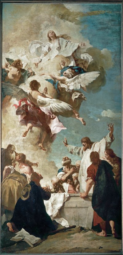 A Szűzanya feltételezése ... alkotó: Giovanni Battista Piazzetta