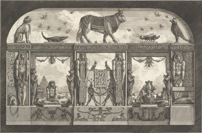 Ókori egyiptomi dísz, 1769. alkotó: Giovanni Battista Piranesi