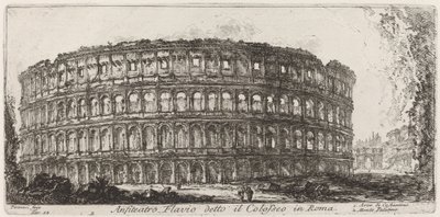 A Colosseum néven ismert Flavius-amfiteátrum alkotó: Giovanni Battista Piranesi