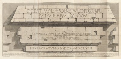 Antichit? romane (Római régiségek), vol. III alkotó: Giovanni Battista Piranesi