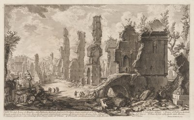 Róma régiségei: Appian Way alkotó: Giovanni Battista Piranesi