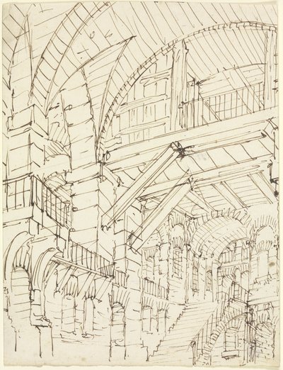 Építészeti tanulmányok alkotó: Giovanni Battista Piranesi
