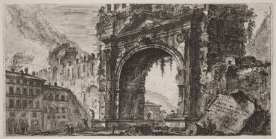 Augustus diadalíve Riminiben alkotó: Giovanni Battista Piranesi