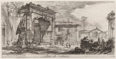 Traianus boltíve Anconában alkotó: Giovanni Battista Piranesi