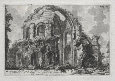Minerva Medica templomának maradványa alkotó: Giovanni Battista Piranesi