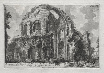 Minerva Medica templomának maradványa. alkotó: Giovanni Battista Piranesi