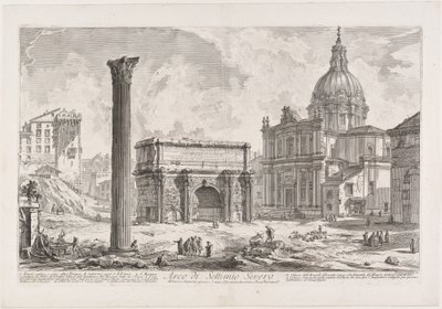 Septimius Severus diadalíve alkotó: Giovanni Battista Piranesi