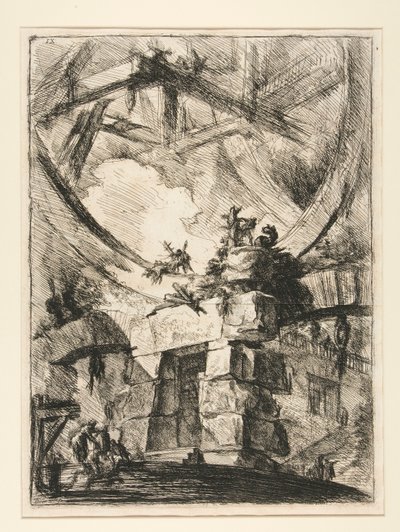 Carceri, IX: Az óriáskerék alkotó: Giovanni Battista Piranesi