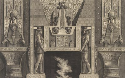 Kéménydarab egyiptomi stílusban..., 1769. alkotó: Giovanni Battista Piranesi