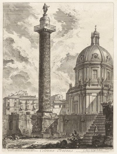 Traianus oszlopa (Traianus alkotó: Giovanni-Battista Piranesi