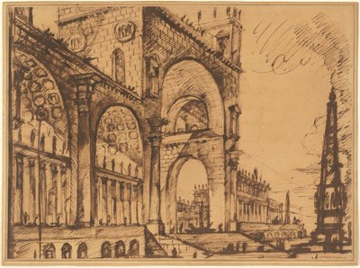 Fantázia egy pompás diadalívről alkotó: Giovanni Battista Piranesi