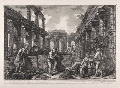 Elülső rész, a különböző nézetekből alkotó: Giovanni Battista Piranesi