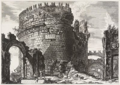 Caecilia Metella síremléke alkotó: Giovanni Battista Piranesi