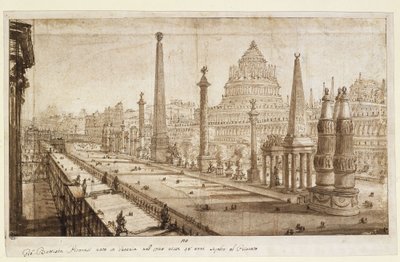 A Circus Maximus ideális rekonstrukciója alkotó: Giovanni Battista Piranesi
