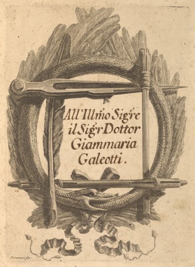 Milord Charlemontnak és római ügynökeinek írt igazoló levelek alkotó: Giovanni Battista Piranesi