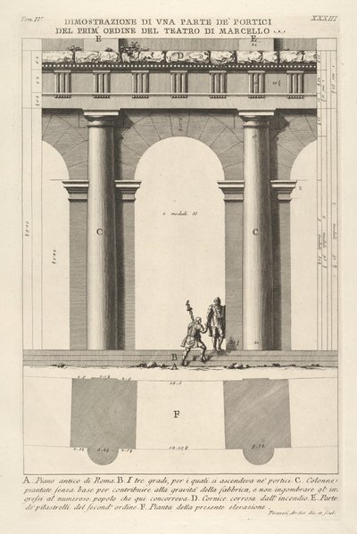 Az 1756-os Marcellus Dimostr... alkotó: Giovanni Battista Piranesi