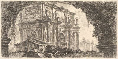 9. tábla: Konstantin diadalíve Rómában, az „Antichità Romane de