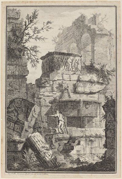 Ősi épületek romjai alkotó: Giovanni Battista Piranesi