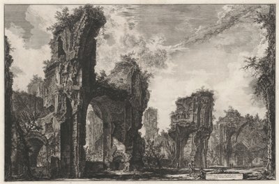 A Sisto romjai, avagy az Antoninus-fürdők nagy terme alkotó: Giovanni Battista Piranesi