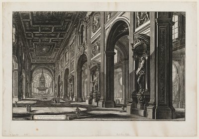 Lateráni Szent János-bazilika, belső tér alkotó: Giovanni Battista Piranesi