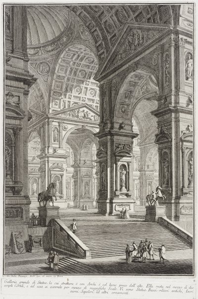 Szoborgaléria alkotó: Giovanni Battista Piranesi