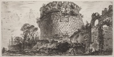 Metella síremléke, más néven Capo di Bove alkotó: Giovanni Battista Piranesi