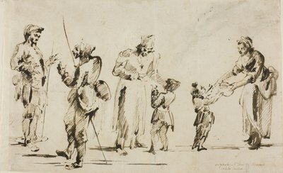 Vázlatlap: Hat ábra alkotó: Giovanni Battista Piranesi